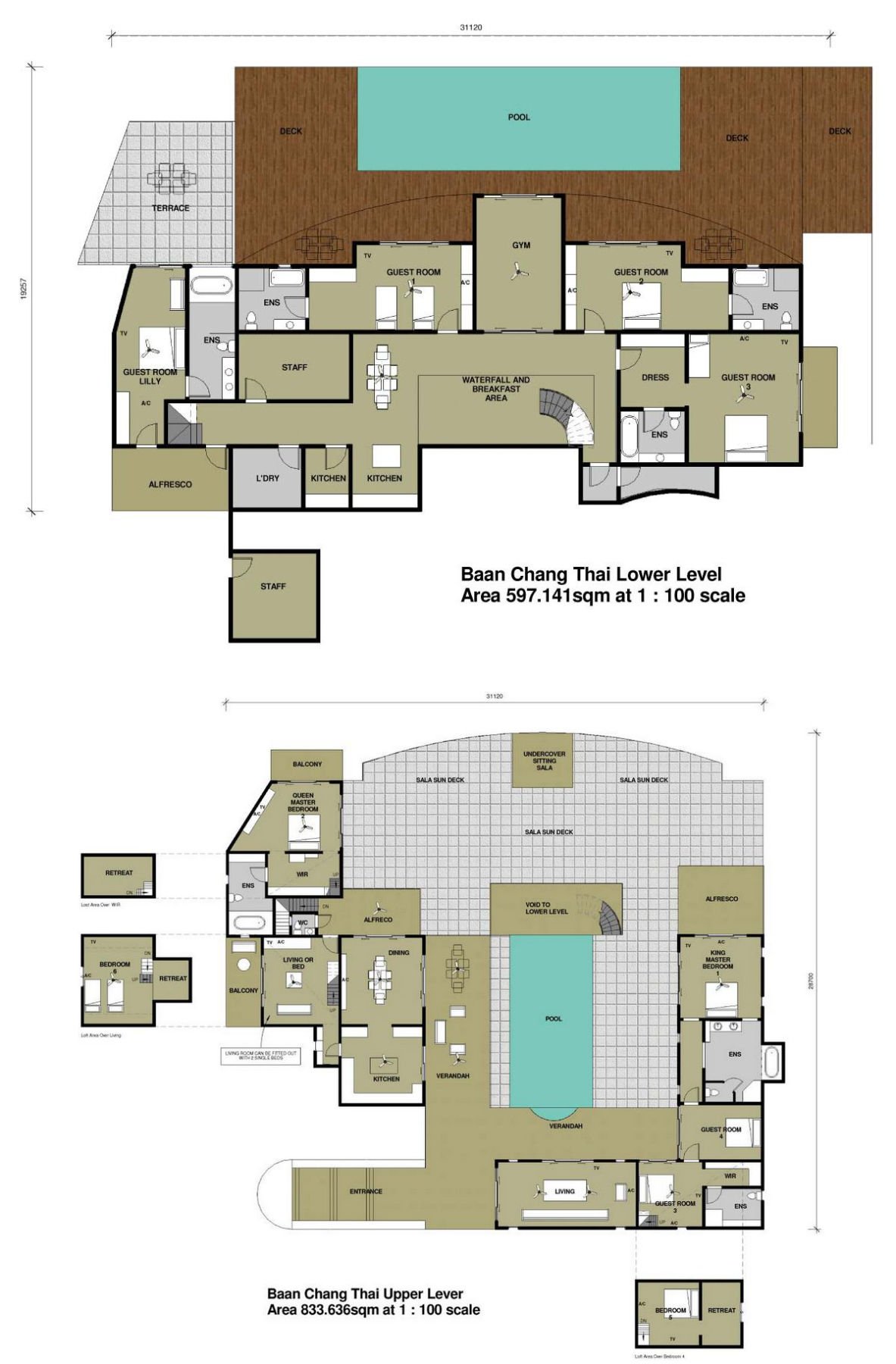 Floor Plan - Baan Chang Villa